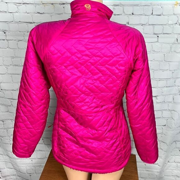 Mountain Hardwear Quilted Puffy/fleece reversible Jacket size small EUC - Picture 4 of 15
